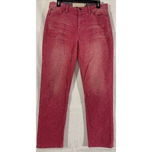 Soft Surroundings Pink Corduroy Straight Leg Pants Womens 8